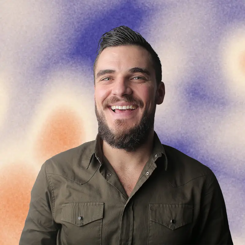 man smiling