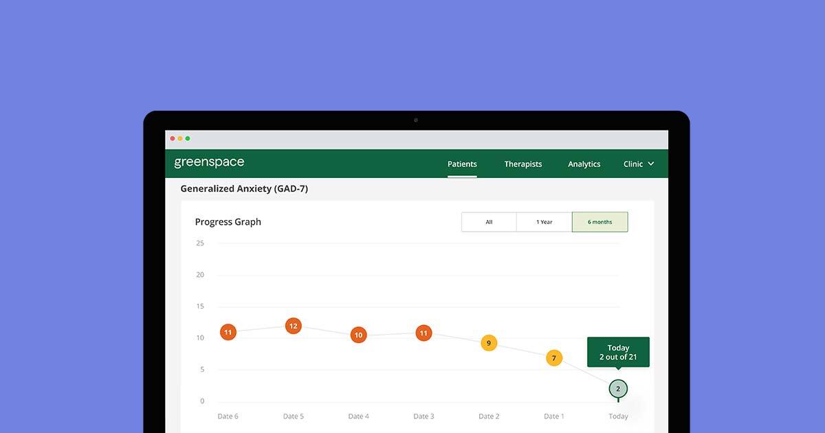 Greenspace Mental Health Measurement-Based Care (MBC) Software