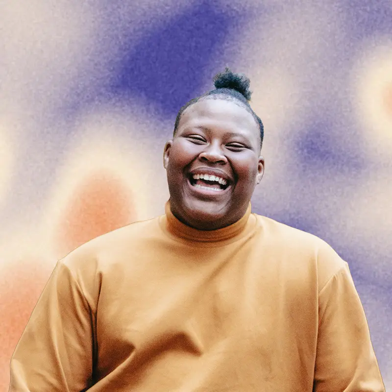 man smiling