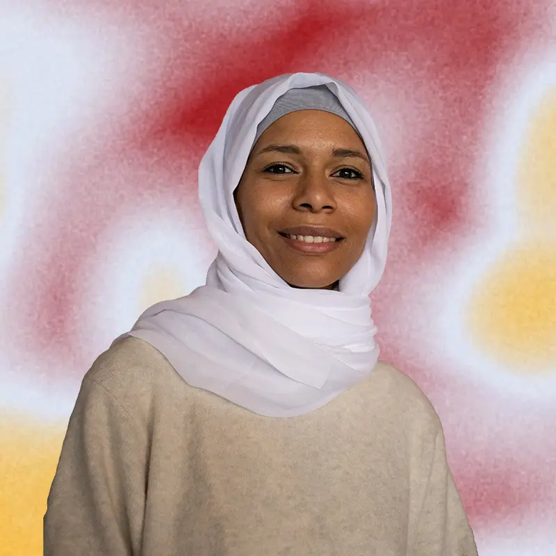 woman smiling